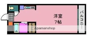 アップルコート紫原Ⅱ【2階】の間取り