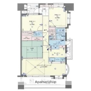 ジェネラス中央町【206号室】の間取り