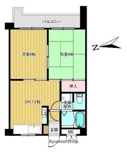 パークサイド惟神【2階】の間取り