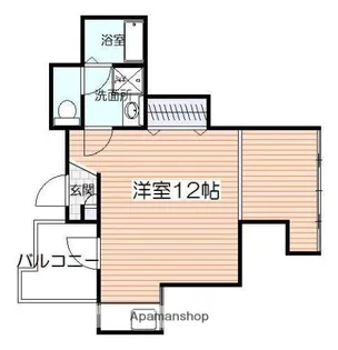 ロイヤルシティ中洲プレミアム【8階】の間取り