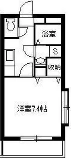 PARK SIDE 葉月館【0503号室】の間取り