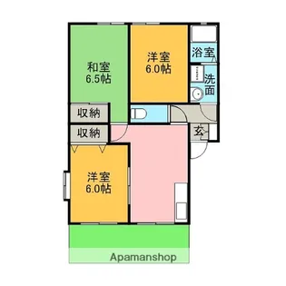 サンモール桜ヶ丘【2階】の間取り