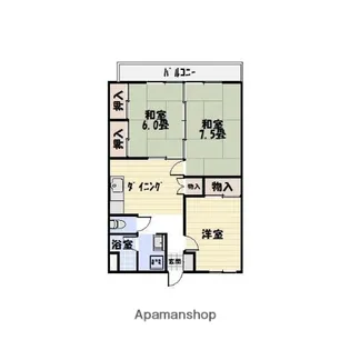 3DKの間取り画像