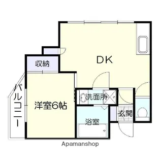 山下ビル【2階】の間取り