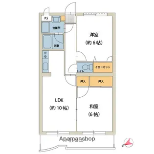 リーベさつま【105号室】の間取り