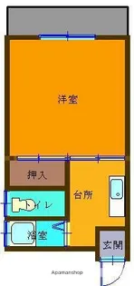 永田マンション【2階】の間取り