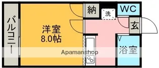 リヴェール荒田【103号室】の間取り