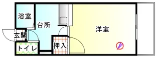 エーデルハイムK【1階】の間取り