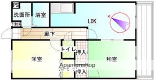 グレイス伊地知【1階】の間取り