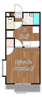 エスポワール山崎【2階】の間取り