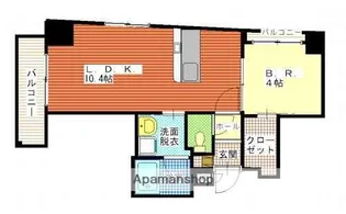 プラウド加治屋21【203号室】の間取り