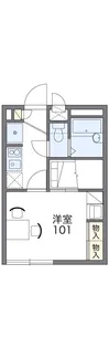 レオパレスMAIKA【1階】の間取り