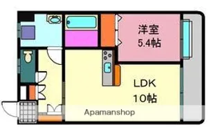 サンフォレスト吉野【205号室】の間取り