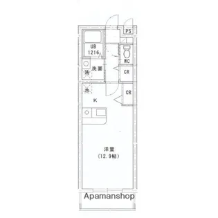 嬉遊館【101号室】の間取り