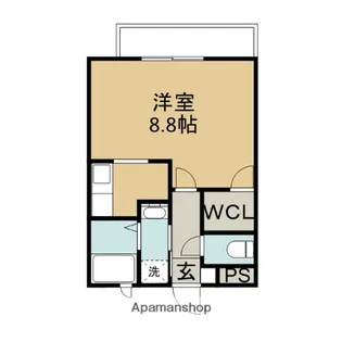 SUN SHINE葉月館【3階】の間取り