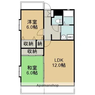 MKAマンション【302号室】の間取り