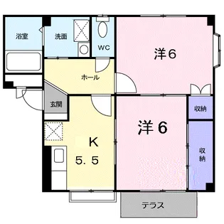 ウィンディ泉【1階】の間取り