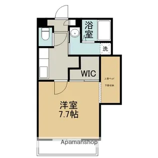 FLECHIR SAKANOUE【102号室】の間取り