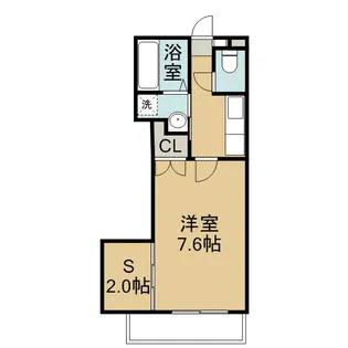 PROUDIA【502号室】の間取り