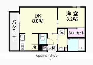 プランドールA【1階】の間取り