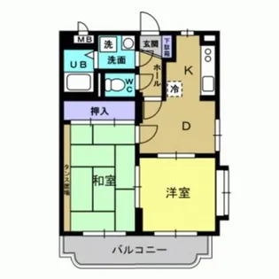 ガーデンハウス【2階】の間取り