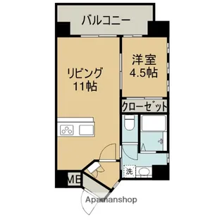 ロータス下荒田【2階】の間取り
