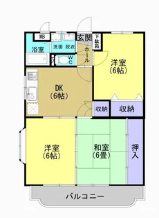 メゾン田中【3階】の間取り