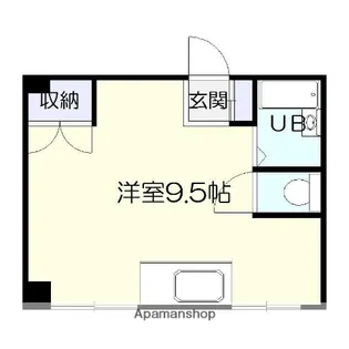 ハイツユニバーシティ【1階】の間取り