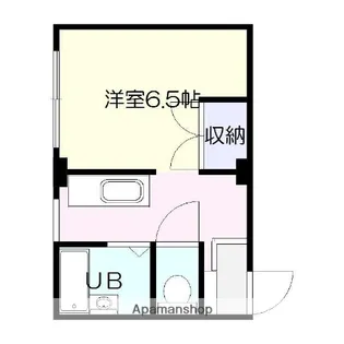 ハイツユニバーシティ【207号室】の間取り