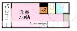 アビターレ新屋敷【5階】の間取り