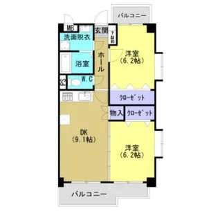 エリシオン マキ【3階】の間取り