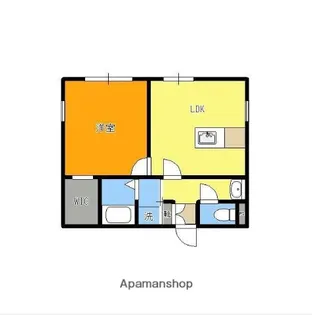 パーレイⅢ【1階】の間取り