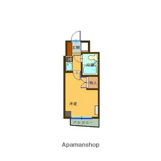 入船ビル【205号室】の間取り