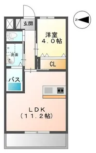 MARK【206号室】の間取り