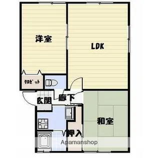 ソレジオ本村【202号室】の間取り