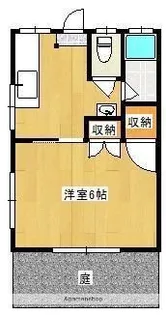 コーポ上村【1階】の間取り