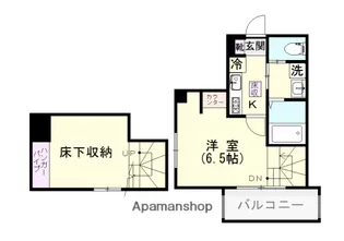 1Kの間取り画像