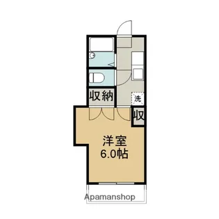 コーポやまぐち【402号室】の間取り