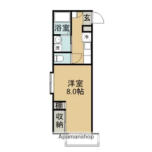 IRISSPIRA.BRIGHTみずほ通り【2階】の間取り