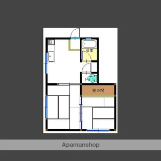 ビラ尾上【101号室】の間取り