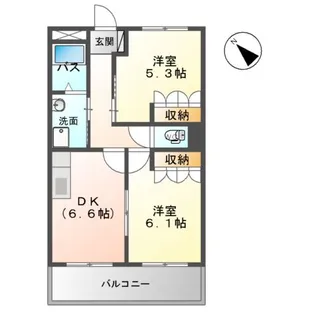 グリーンヒルズ杏【2階】の間取り