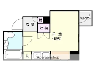 パークサイド鹿児島【4階】の間取り