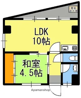 南九州電機産業ビル【401号室】の間取り