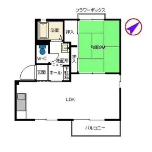 アネックス清風 B棟【2階】の間取り