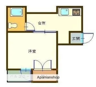 KBKスポーツ上町ビル【4階】の間取り