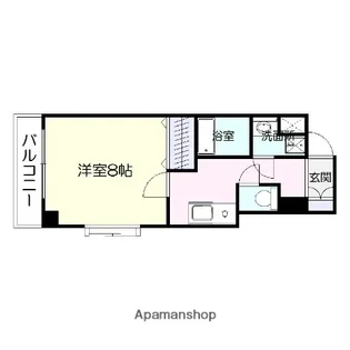 インプレイス中央【10階】の間取り