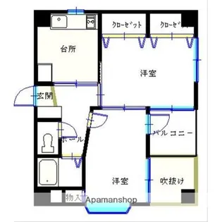 インカムビル【5階】の間取り