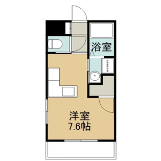 1Rの間取り画像