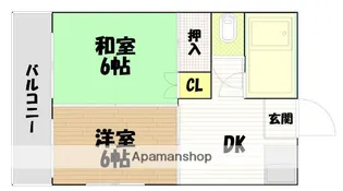 第7下川ビル【401号室】の間取り