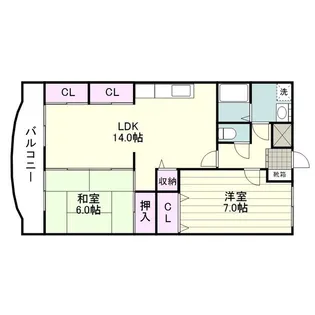 スピカ33【0402号室】の間取り